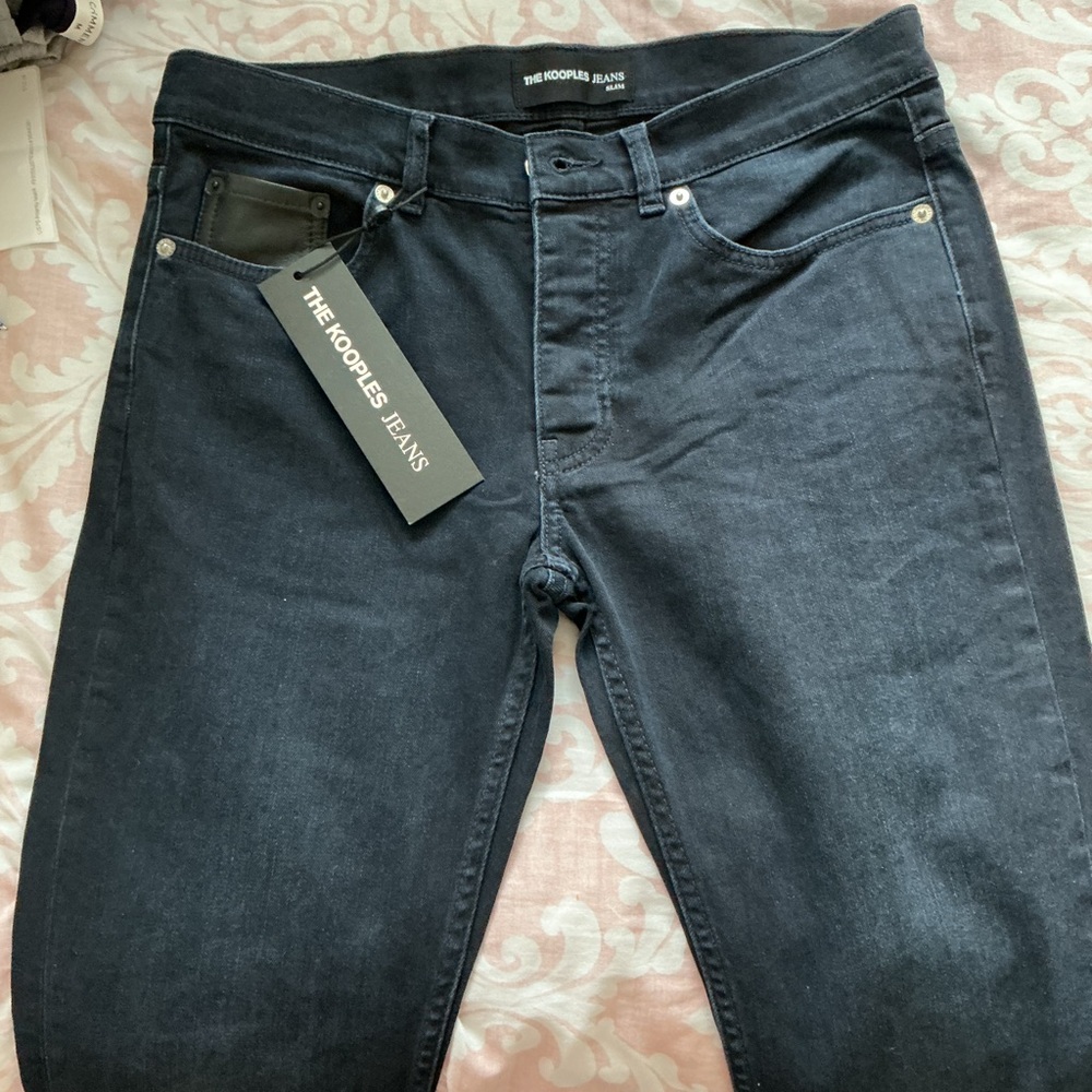 The Kooples Men's Black Skinny Jeans